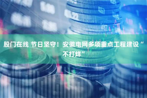 股门在线 节日坚守!安徽电网多项重点工程建设“不打烊”